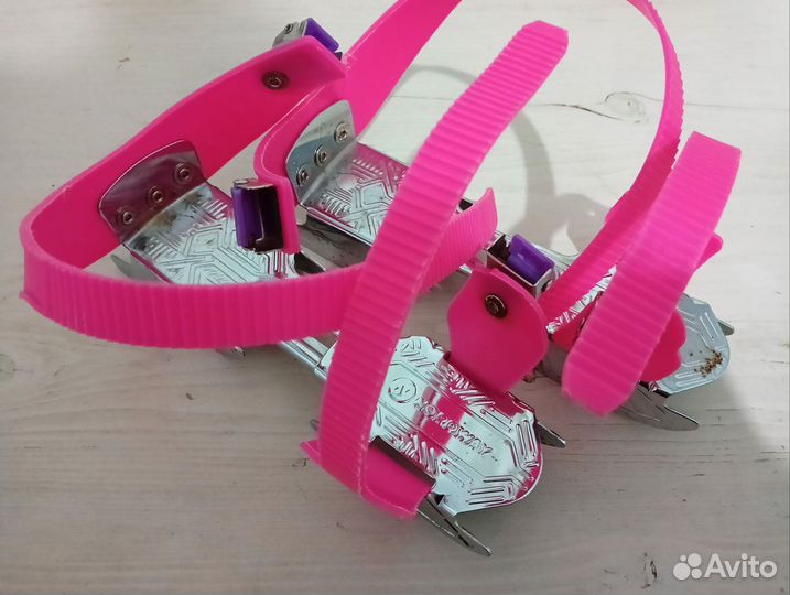 Коньки детские раздвижные двухполозные