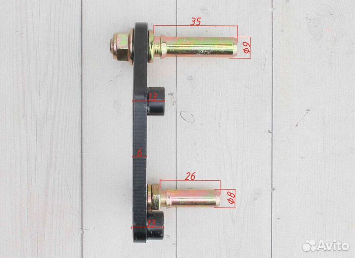 Кронштейн переднего суппорта (51 мм., М6), новый