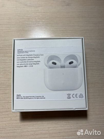 Беспроводные наушники apple airpods 3
