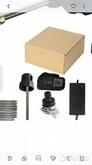 Аккумуляторная мойка высокого давления. Новая