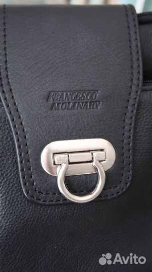 Сумка рюкзак для документов кожаный Италия