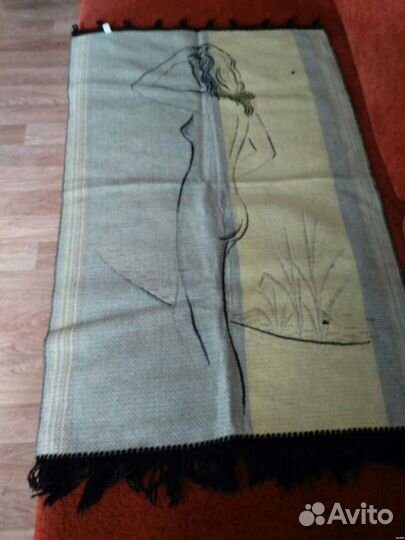 Гобелен гдр раритет Купальщица