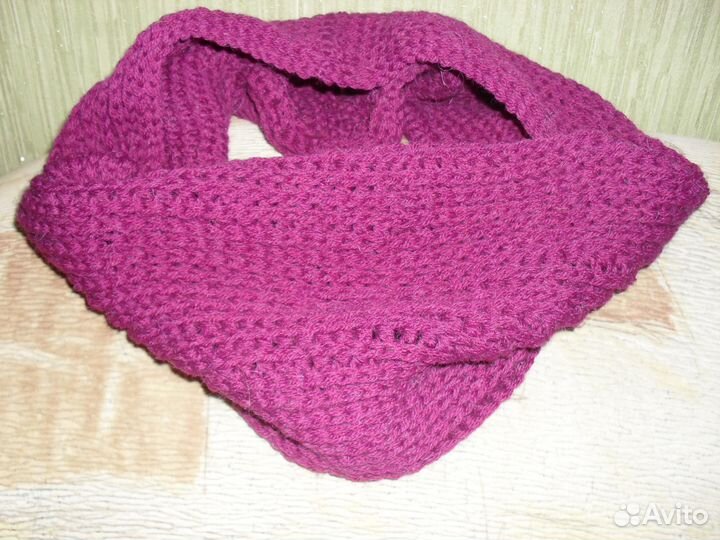 Шарф-снуд в два оборота