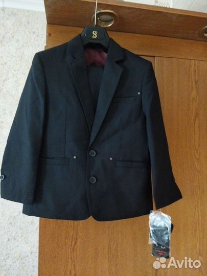 Школьный костюм для мальчика 122 черный