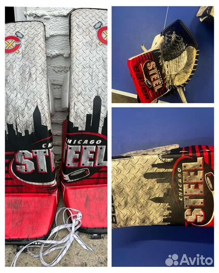 Щитки блин и ловушка Bauer vapor hyperlite