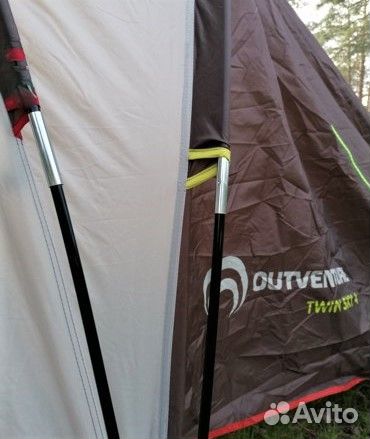 Палатка 4-местная Outventure Twin Sky 4