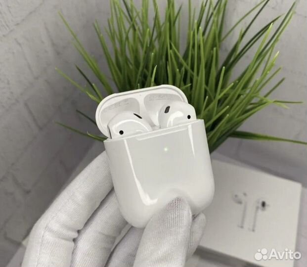 Airpods 2 NEW (магазин,гарантия) люкс