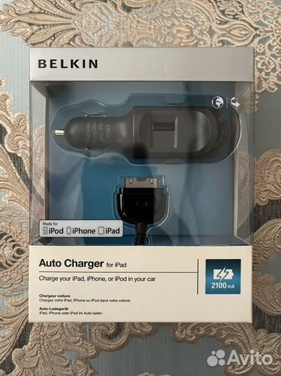Зарядка belkin auto charger for iPad