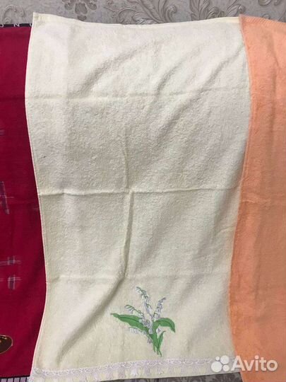 Полотенце махрово велюровые