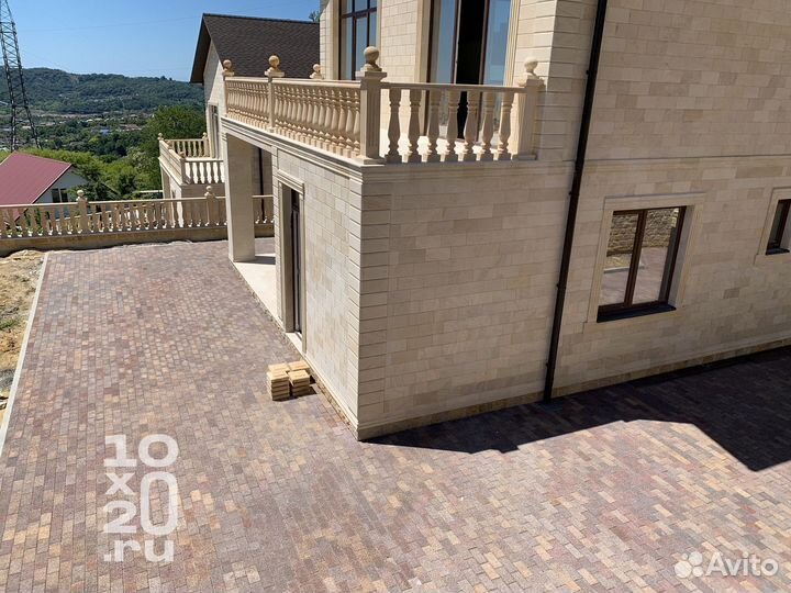 Тротуарная плитка, бордюры, газонная решетка