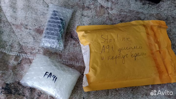 Корпус и дисплей для брелка от сигнал. старлайн 91