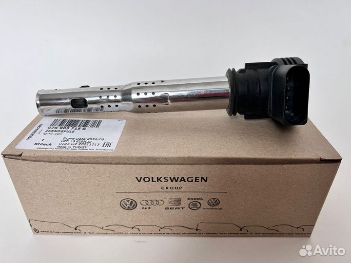Катушка зажигания VAG 07K905715G Vw Audi Skoda