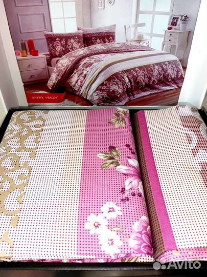 Постельное белье евро ранфорс Турция