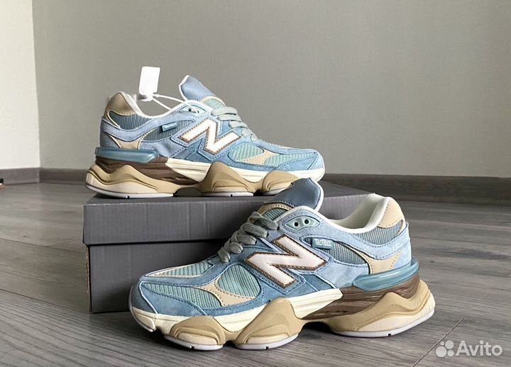 Кроссовки New Balance 9060 Blue Beige Brown