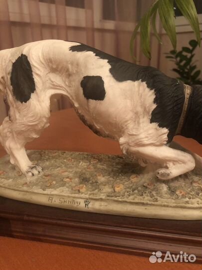 Статуэтка Собака. A.Santini Италия.Оригинал