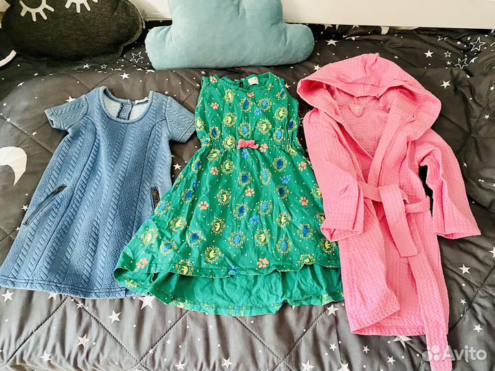 Вещи пакетом на девочку 104-110
