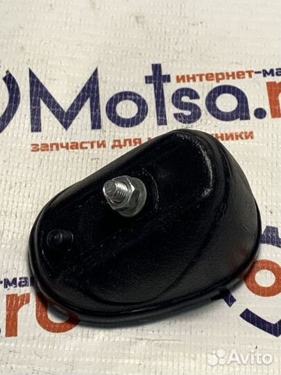 Отражатель (катафот) красный на крыло овальный