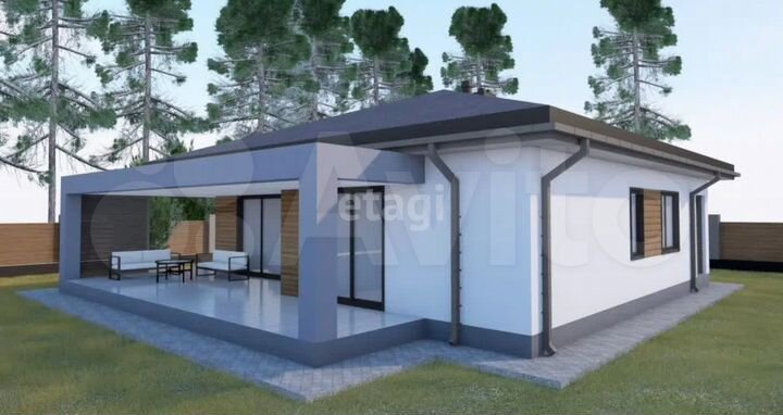 Дом 100 м² на участке 9 сот.