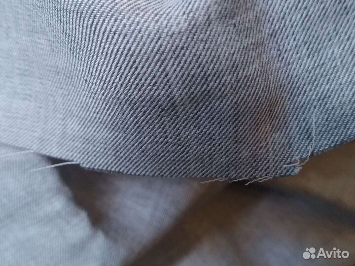 Два отреза ткани хлопок+ лен Италия