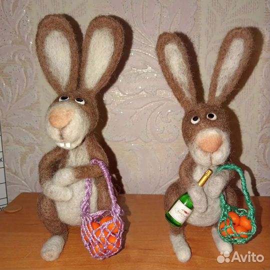 Игрушки валяные