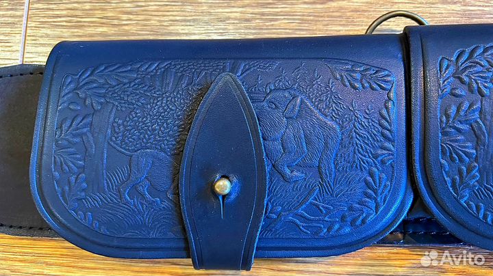 Новый кожаный патронташ