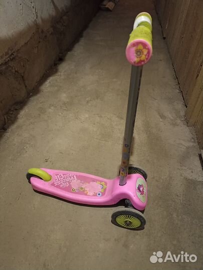 Самокат детский трехколесный бу
