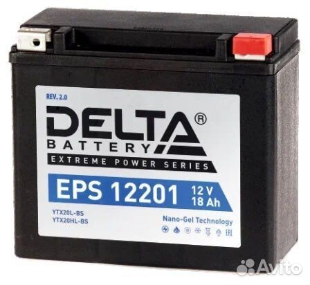 Аккумулятор delta Battery EPS 12201 12В / 18Ач