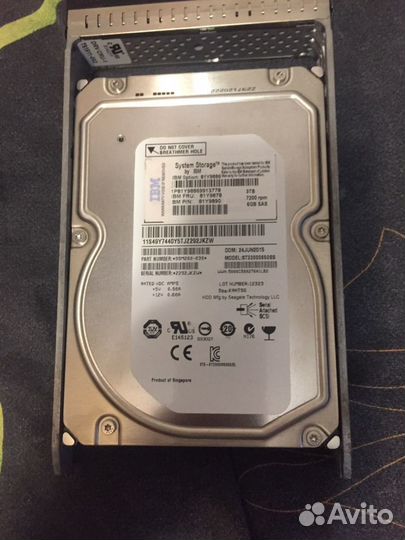 Жесткий диск серверный, sas IBM 3 TB