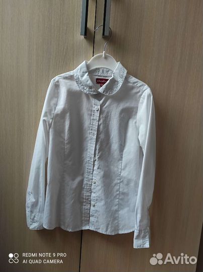 Школьная блузка для девочки 128