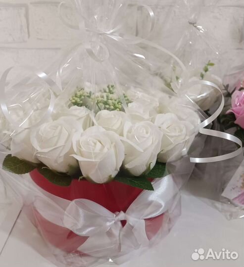 Букет цветов из мыла