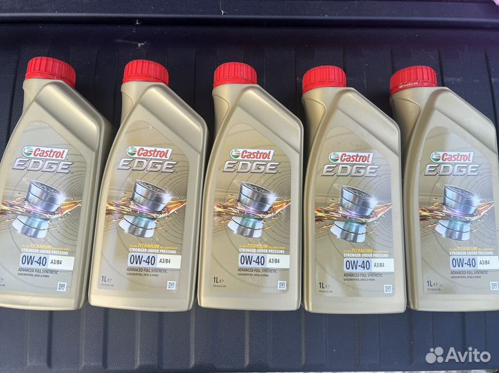 Масло моторное Castrol edge 0w40 A3/B4