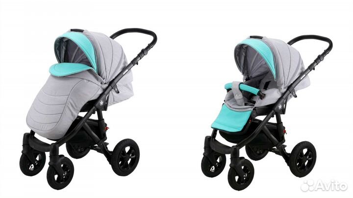 Коляска 3 в 1 Be2me Alpina