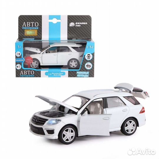 Машинка автопанорама Mercedes-Benz ML63 AMG 1:32