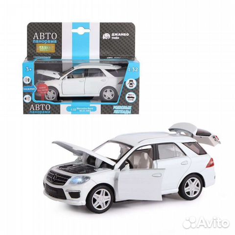 Машинка автопанорама Mercedes-Benz ML63 AMG 1:32