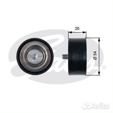 Направляющий ролик привода вспомогательных агрегатов drivealign