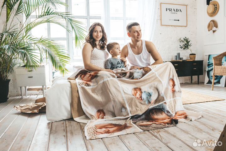 Плед с фото 200х220