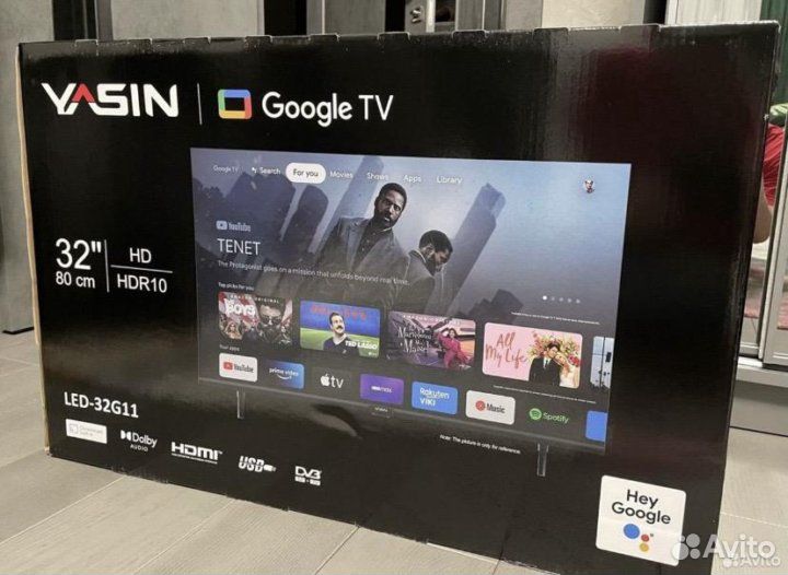 Телевизор yasin 32 G11 Android TV Smart(Гарантия)