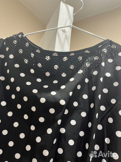 Платье. Черное, в пол