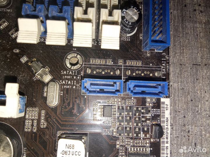 Материнская плата N68-GE3 UCC + процессор + USB