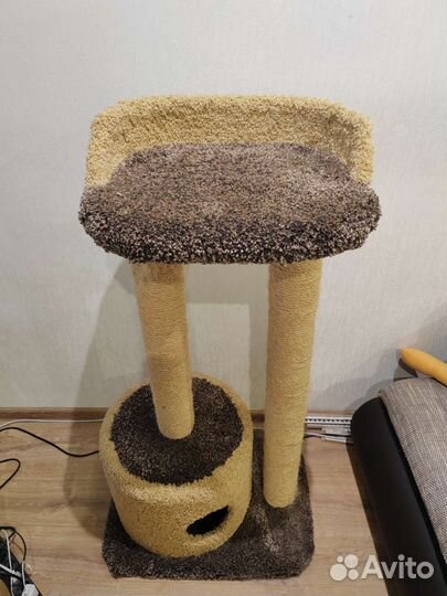 Когтеточка домик для кошки бу