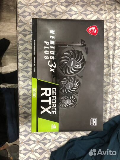 Видеокарта RTX 3080 12 GB MSI ventus 3X plus