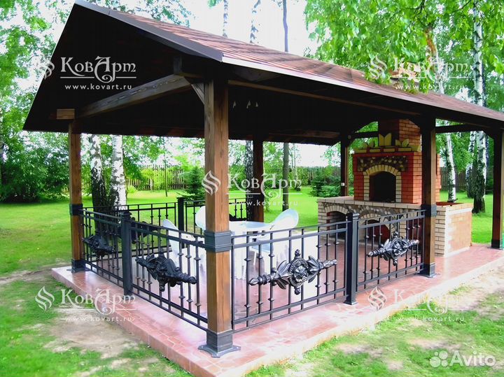 Кованые навесы на заказ