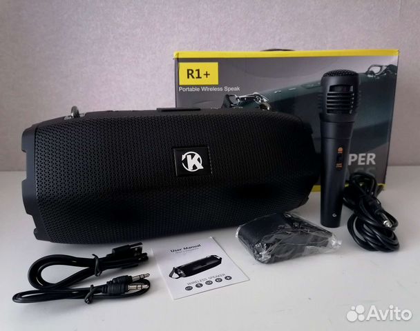 Блютуз колонка R1+ Super Bass
