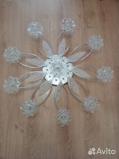 Люстра потолочная светодиодная с пультом