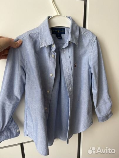 Рубашка детская оригинал 110-116 ralph lauren