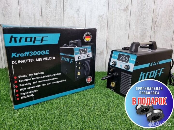 Сварочный аппарат kroff 300GE с проволокой