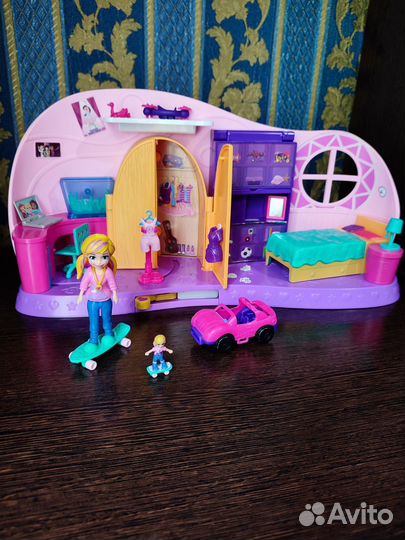 Комната Polly Pocket с аксессуарами, оригинал