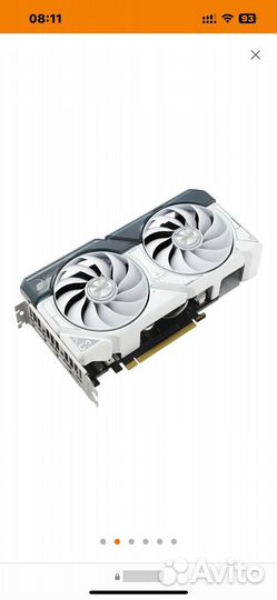 Видеокарта asus nvidia GeForce RTX 4060