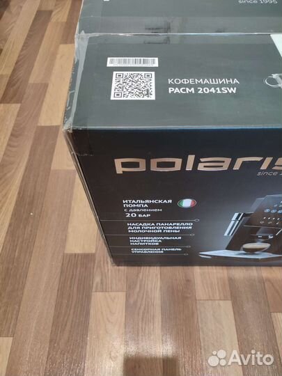 Кофемашина polaris pacm 2041 sw запечатанная