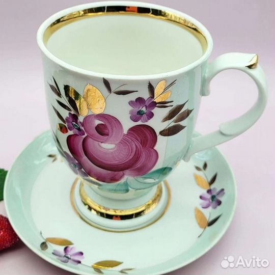 Чайная пара Дулево